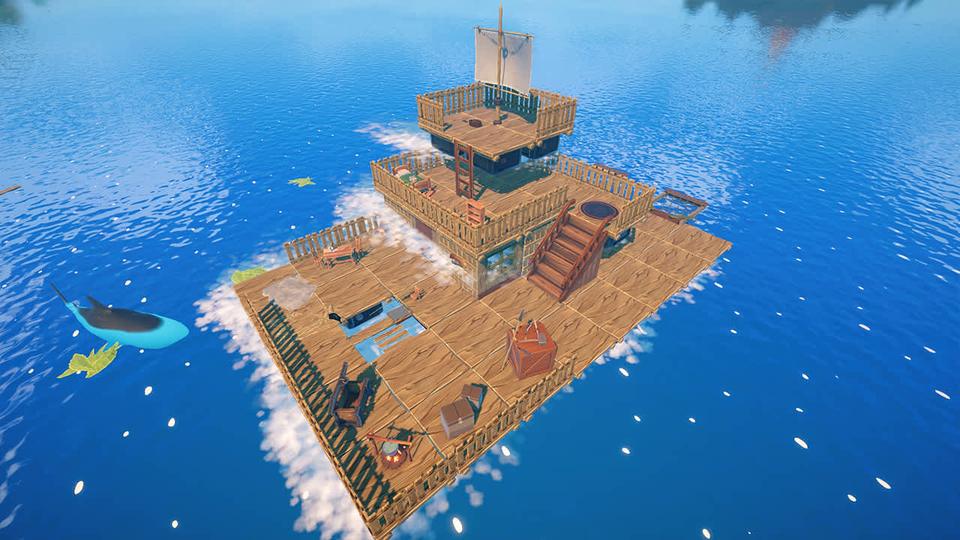 CASTAWAY SURVIVAL IN OCEAN - Build Your Own Raft, Craft screenshot 2