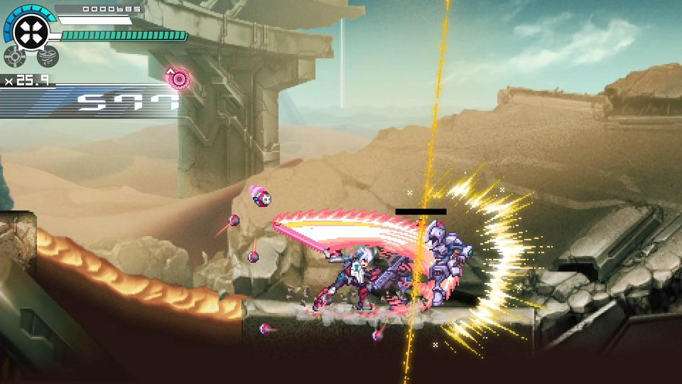 Gunvolt Chronicles: Luminous Avenger iX 1+2 Dual Collection Nintendo Switch™ 2 Edition screenshot 1
